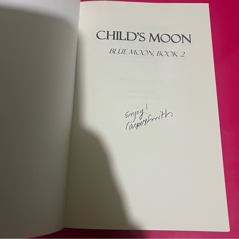 Signed Child's Moon Book by Carper Smith - Picture 3 of 3